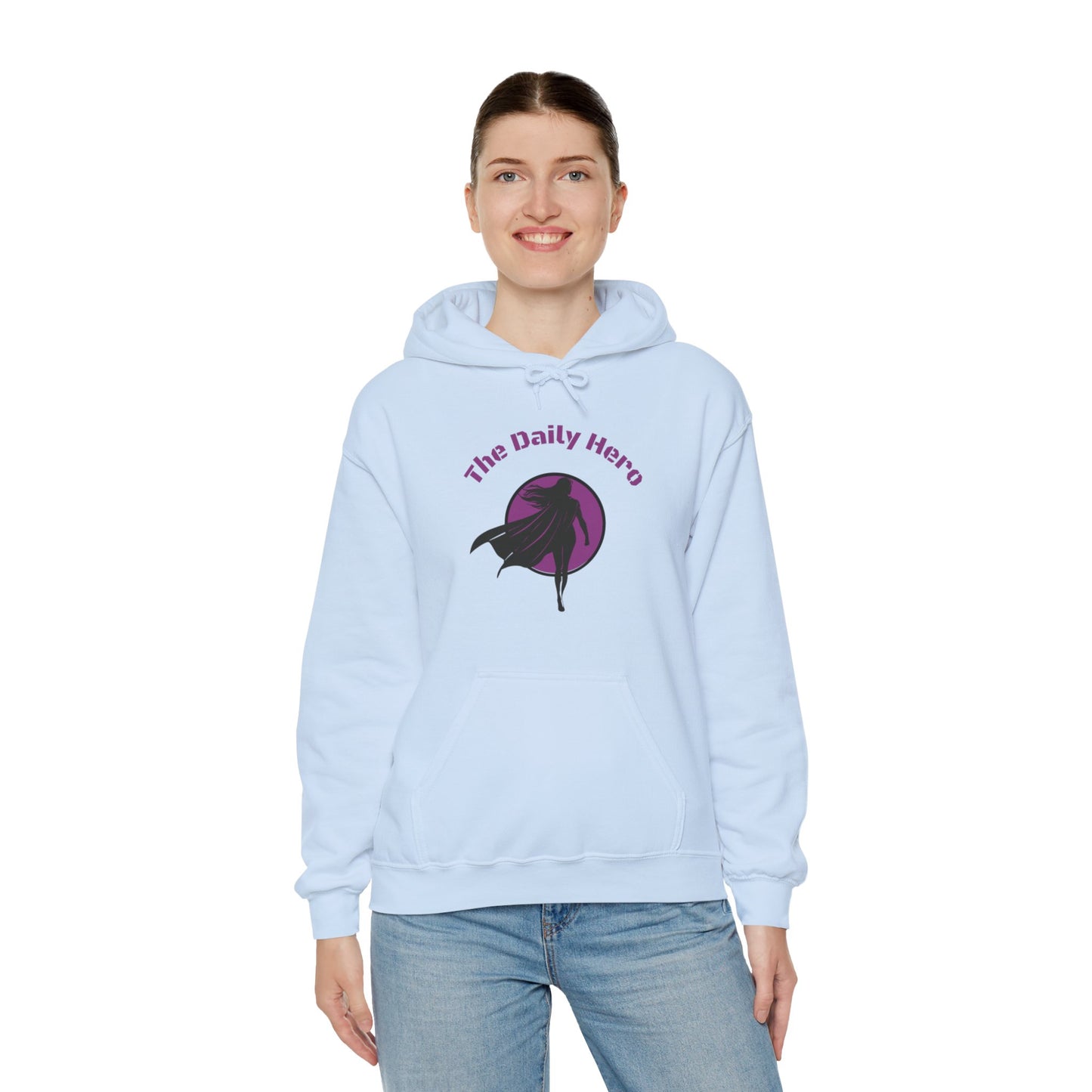 The Daily Hero Hooded Sweatshirt - Female Logo