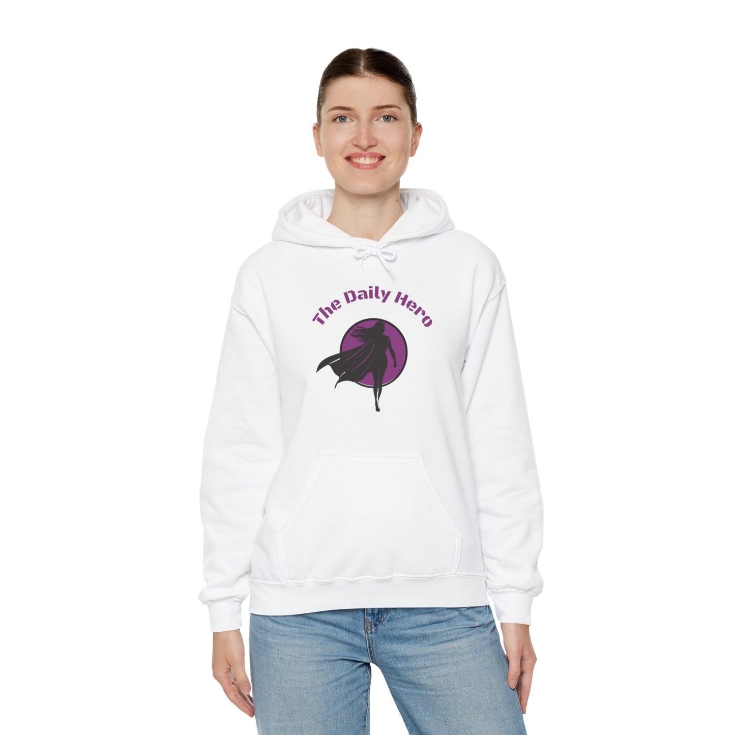 The Daily Hero Hooded Sweatshirt - Female Logo