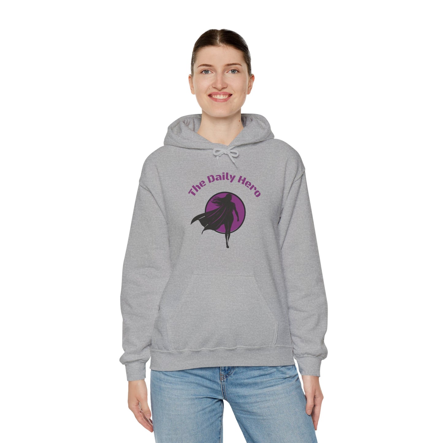 The Daily Hero Hooded Sweatshirt - Female Logo